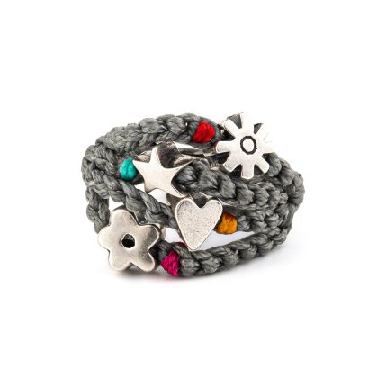 Babylonia Silver Ring - Optimism n Trust n Hope