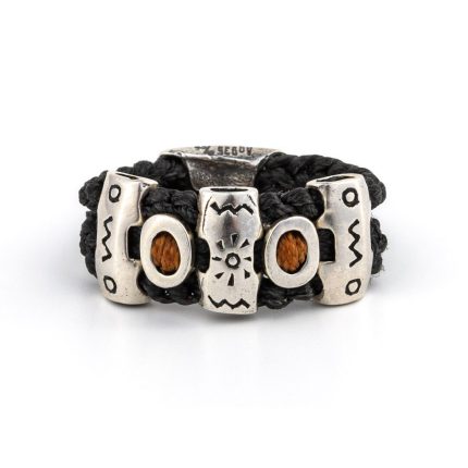 Babylonia Ring Sentiment and Optimism - Sterling Silver