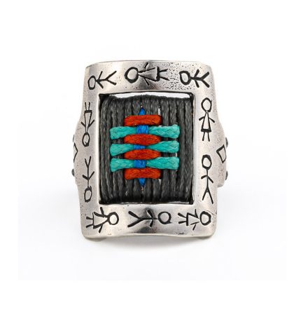 Babylonia Silver Ring - faith and peace