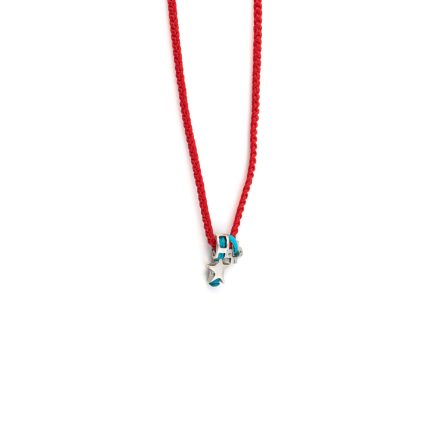 Babylonia Necklace Hope and Faith Red – 935 Sterling Silver