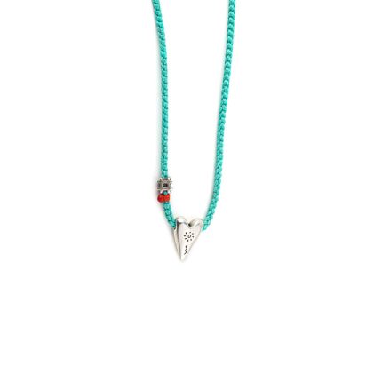 Babylonia Necklace Happy Love Aqua – 935 Sterling Silver