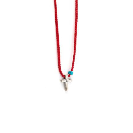 Babylonia Necklace Faith and Optimism Red – 935 Sterling Silver