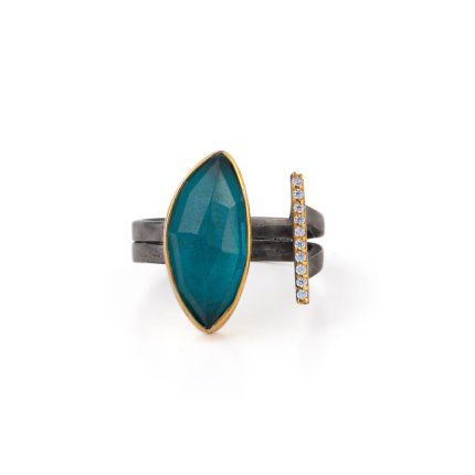 Pariba Oxidized Sterling Silver Ring