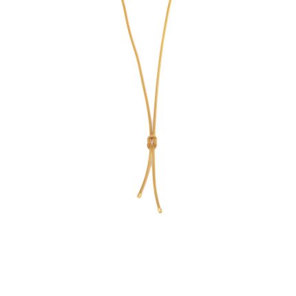 Knot Necklace Gold Plated