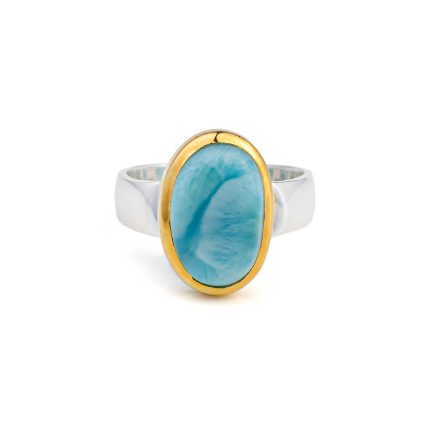 Larimar Oval Ring