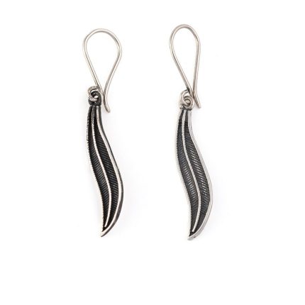 Olive Leaf Earrings – Sterling Silver