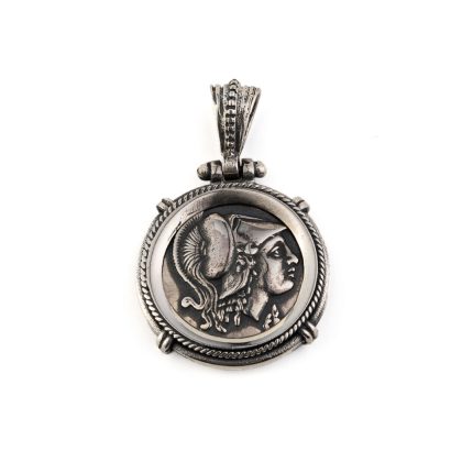 Goddess Athena Pendant and Owl