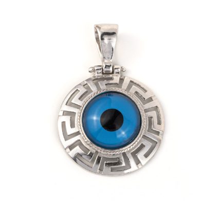 Evil Eye Pendant with Meander