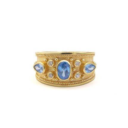Byzantine Ring with Blue Stone