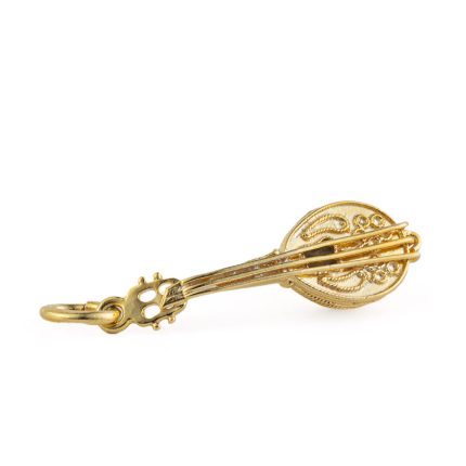 Greek Bouzouki Pendant Necklace