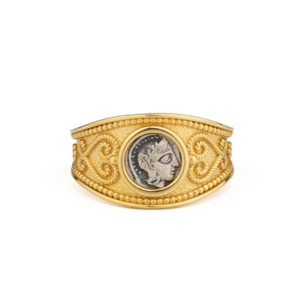 Goddess Athena Ring - 14k Gold and Silver