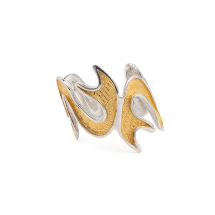 Snake Ring - Sterling Silver Gold Plated