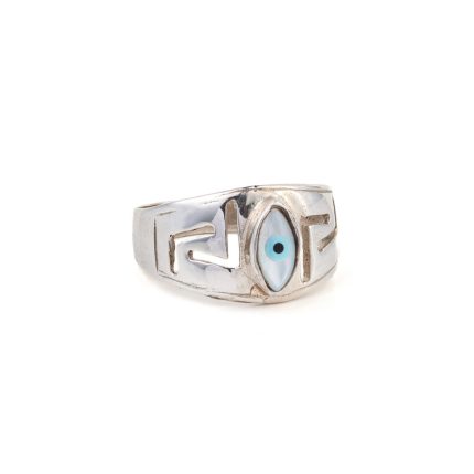 Meandros Fildisi Eye Ring  - 925 Sterling Silver