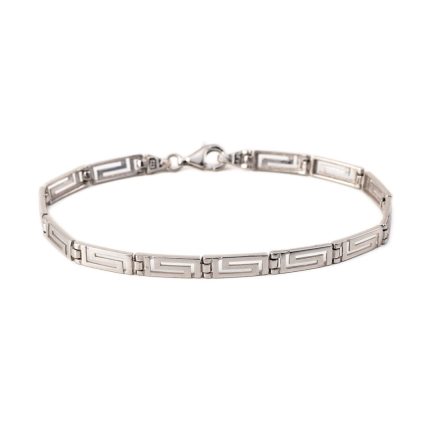 Meander Link Bracelet – 925 Sterling Silver