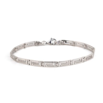 Meander Link Bracelet – 925 Sterling Silver