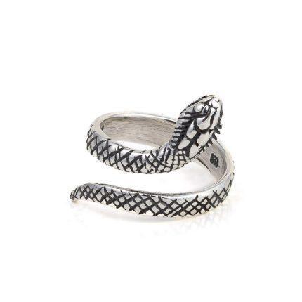 Snake Adjustable Ring – 925 Sterling Silver
