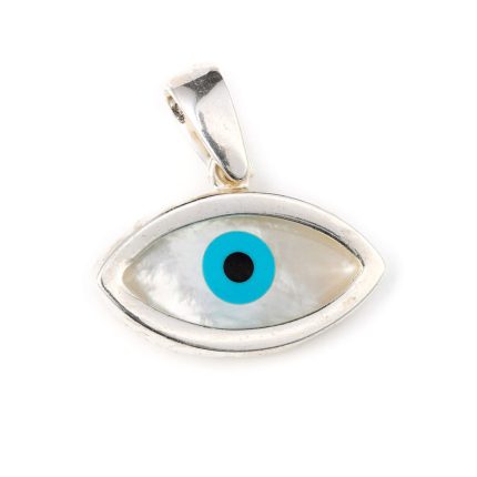 Sterling Silver 925 Evil Eye Pendant