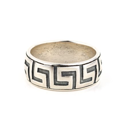 Meander Ring in Sterling Silver