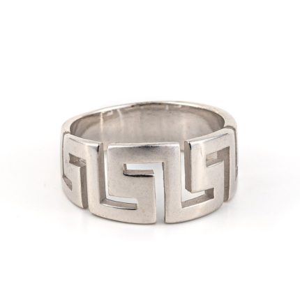 Meandros Ring in Sterling Silver