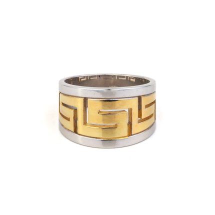 Greek Key Band Ring