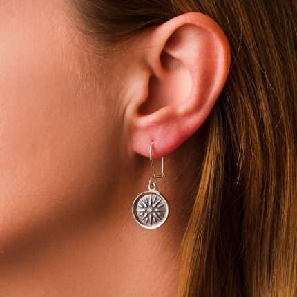 Vergina Sun Earrings