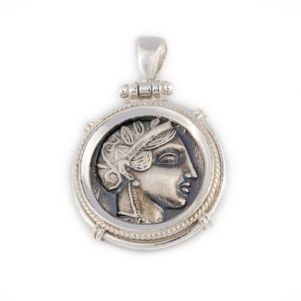 Goddess Athena & Owl Pendant