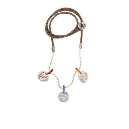 Babylonia Necklace Charms Linked – 935 Sterling Silver