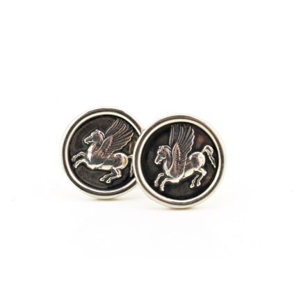 Pegasus Cufflinks - 925 Sterling Silver