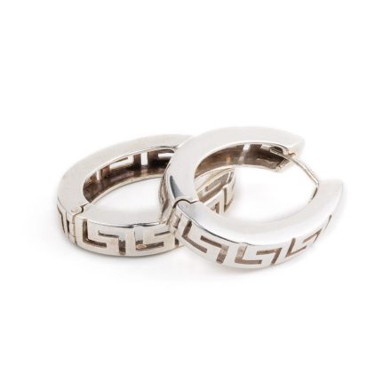 Meander Clip Earrings