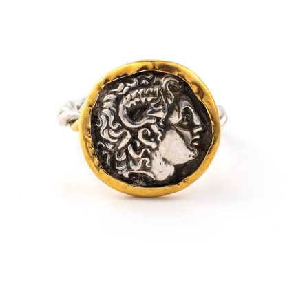 Alexander The Great Coin Ring