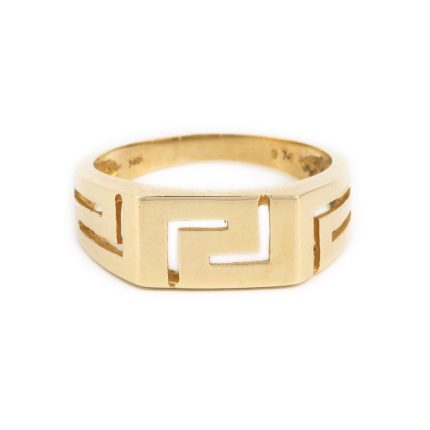 Meander Ring 14k Gold