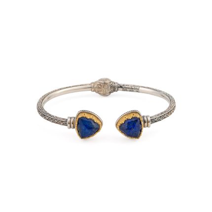 Gerochristo - Iris Bracelet in Sterling Silver with Lapis Lazuli