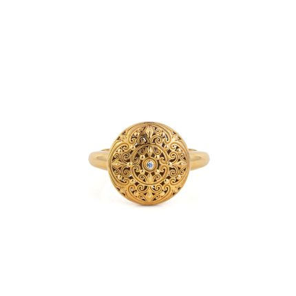 Kallisto Ring in Gold plated and 925 sterling silver