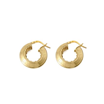 Chunky Meander Hoop Earrings