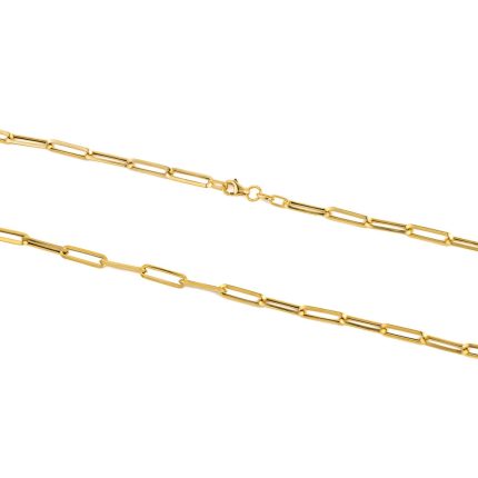 14k Gold Paperclip Chain