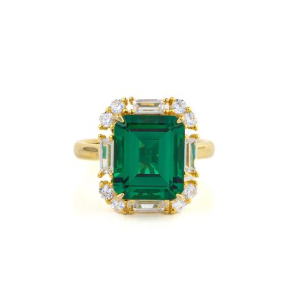 Green Zircon Ring
