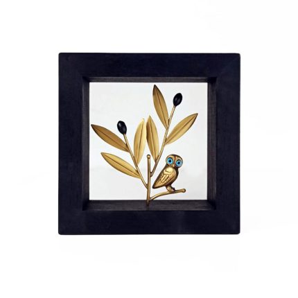 Wisdom Owl - Wood Art Frame