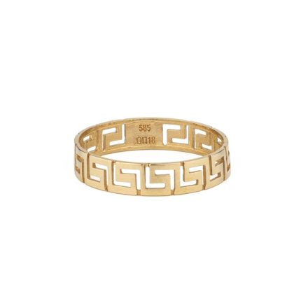 Meander Ring - 14k Yellow Gold
