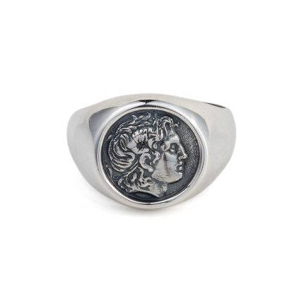 925 Sterling Silver Alexander the Great Ring