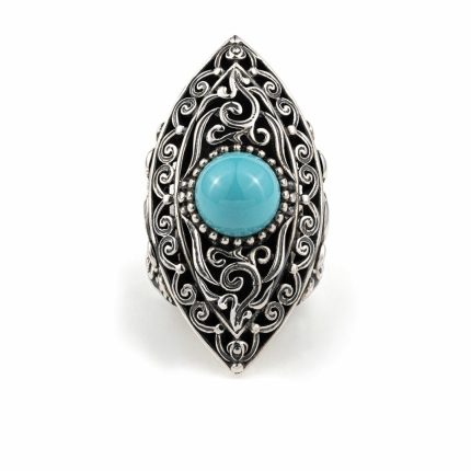 Byzantine Ring with Turquoise