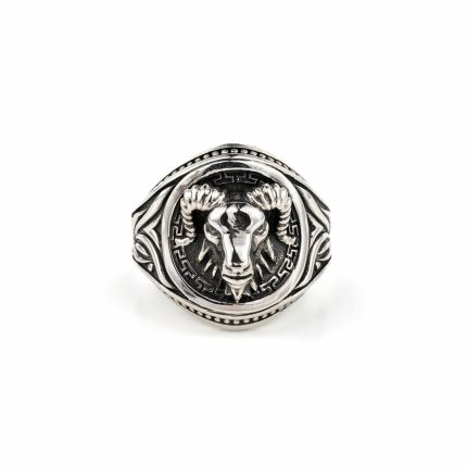 Aries Head Ring