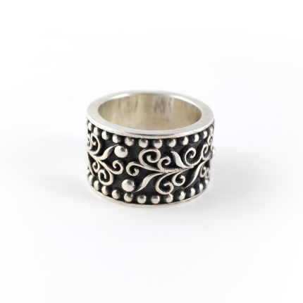 Floral Ring - Sterling Silver