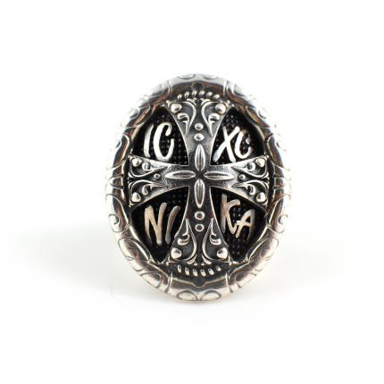 Byzantine Orthodox Ring IC-XC NIKA - Yianni Jewelry