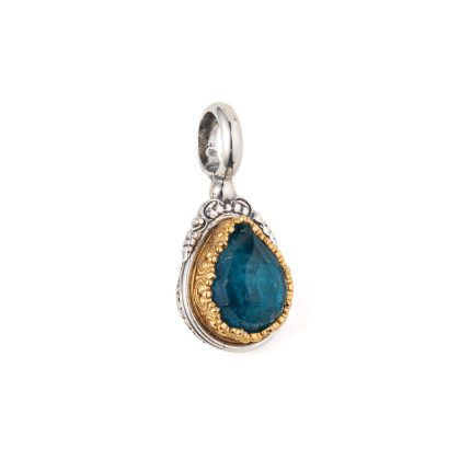 Gerochristo - Iris pendant in Sterling Silver with Apatite