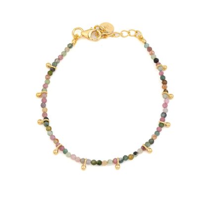 Tourmaline Apatite Bracelet - 925 Sterling Silver