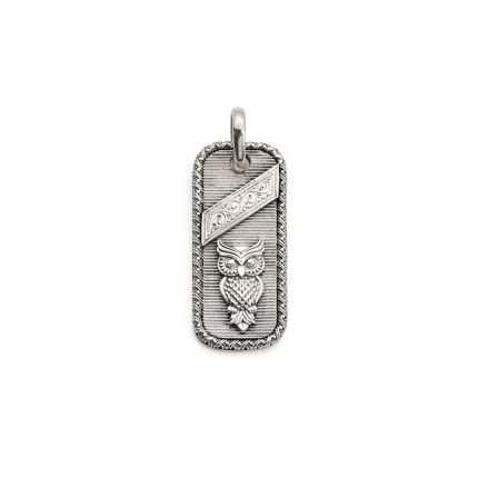 Gerochristo - Owl Talisman Pendant Sterling Silver