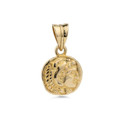 Hercules Coin Pendant - 14K Gold