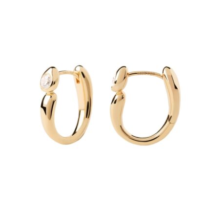 PDPAOLA Becca hoops earrings