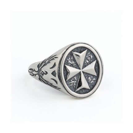 Cross Ring in 925° Sterling Silver