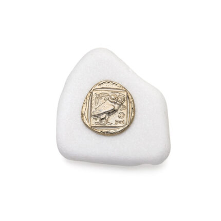 Owl Decorative Piece on Thassos Marble